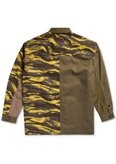 G Star Raw Denim G-Star Raw Men's Multi-Fabric Camo Shirt - Shadow Olive