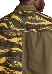 G Star Raw Denim G-Star Raw Men's Multi-Fabric Camo Shirt - Shadow Olive