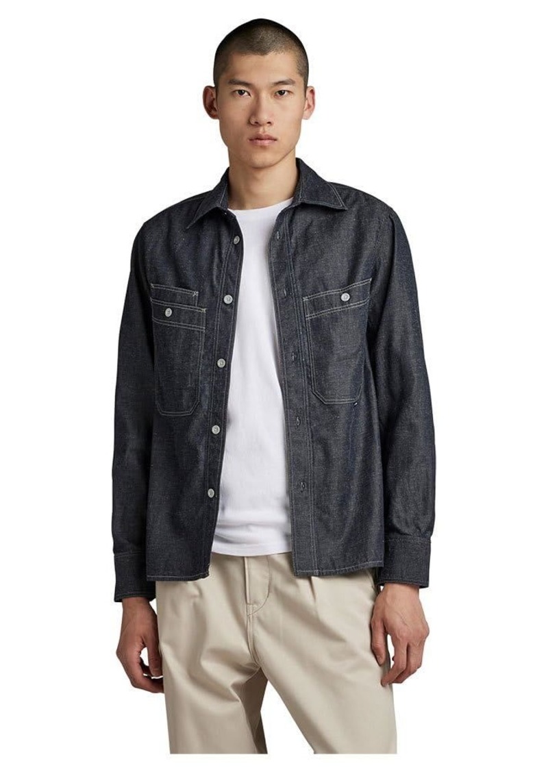 G Star Raw Denim G-Star Raw Men's Nimes Long Sleeve Basic Shirt