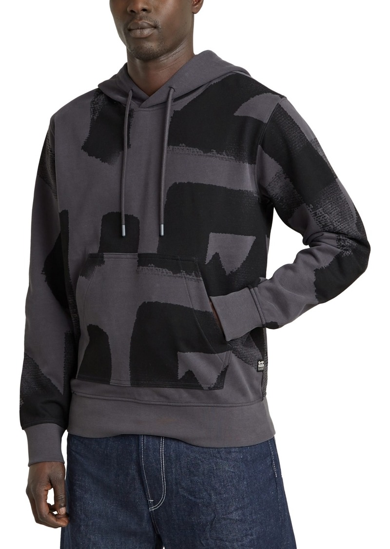 G Star Raw Denim G-Star Raw Men's Oversized Logo Hoodie, Created for Macy's - Multicolor