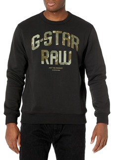 G Star Raw Denim G-Star Raw Men's Premium Graphic Crew Neck Sweatshirt