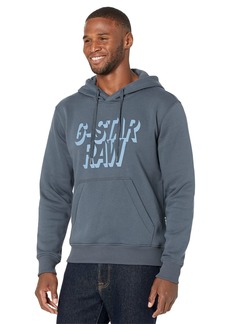 G Star Raw Denim G-Star Raw Men's Premium Graphic Hoodie RETRO: Fantem Blue