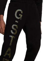 G Star Raw Denim G-Star Raw Men's Relaxed Fit Heavyweight Embroidered Logo Joggers - Dk Black