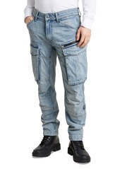 G Star Raw Denim G-Star Raw Men's Tapered-Fit Rovic Zip Moto Jeans - Blue