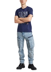 G Star Raw Denim G-Star Raw Men's Tapered-Fit Rovic Zip Moto Jeans - Blue