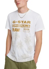 G Star Raw Denim G-star Raw Palm Originals Logo Tee