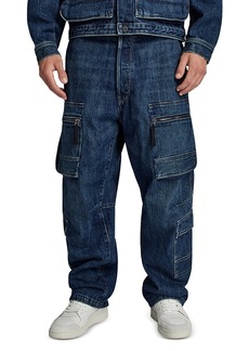 G Star Raw Denim G-star Raw Relaxed Fit Cargo Jeans in Worn In Sentry Blue