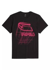 G Star Raw Denim Graphic Logo Cotton T-Shirt