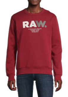 G Star Raw Denim Graphic Logo Sweatshirt