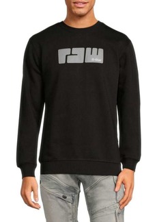 G Star Raw Denim Logo Appliqué Sweatshirt