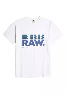G Star Raw Denim Logo Cotton T-Shirt