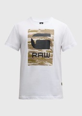 G Star Raw Denim Men's Camo Box Graphic T-Shirt