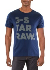 G Star Raw Denim Mens Cotton Logo T-Shirt