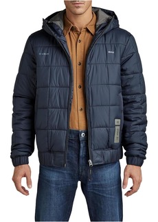 G Star Raw Denim Mens Hooded Lightweight Puffer Jacket