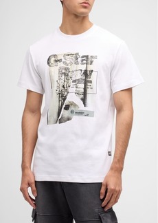 G Star Raw Denim Men's HQ Print T-Shirt