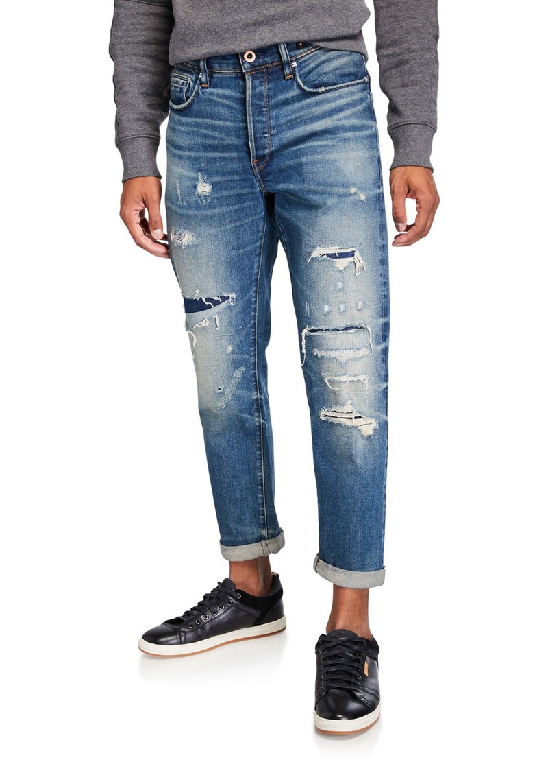 g star raw ripped jeans