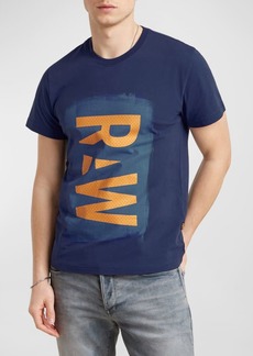 G Star Raw Denim Men's Painted Raw Graphic T-Shirt
