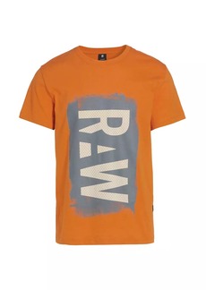 G Star Raw Denim Painted Raw Logo T-Shirt