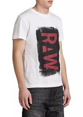 G Star Raw Denim Painted Raw Logo T-Shirt