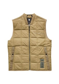 G Star Raw Denim Quilted Square Vest