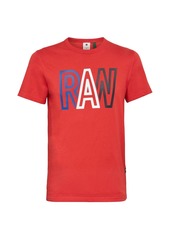 G Star Raw Denim Raw Block Letter T-Shirt