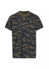 G Star Raw Denim Tiger Camo Crewneck T-Shirt