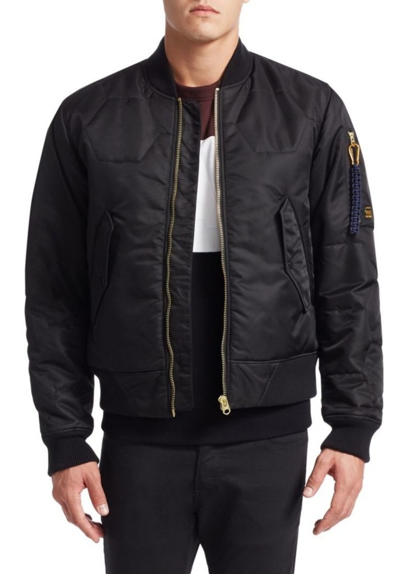 g star quilted bomber jacket