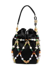Ganni Beads bucket bag