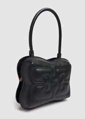 Ganni Butterfly Recycled Leather Shoulder Bag