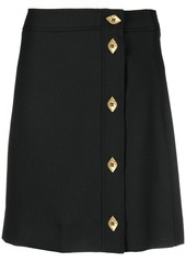 Ganni button-up mini skirt