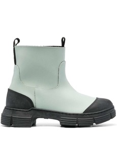 Ganni chunky slip-on boots