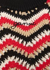 Ganni Cotton Crochet Vest