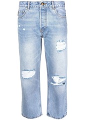 Ganni cropped denim jeans