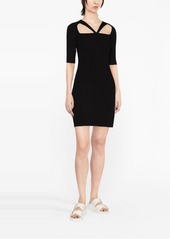 Ganni cut-out minidress