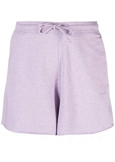 Ganni drawstring-waist organic-cotton shorts