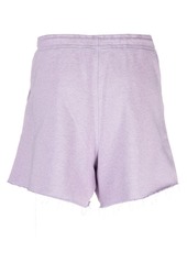 Ganni drawstring-waist organic-cotton shorts
