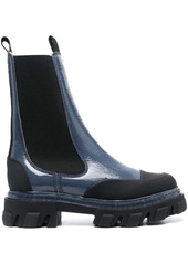 Ganni elasticated side-panel boots