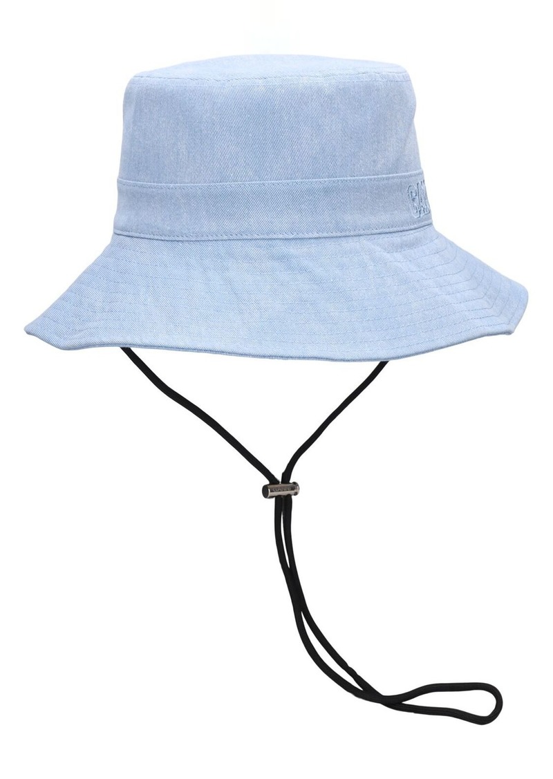 Ganni Fisherman Denim Bucket Hat