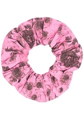 Ganni floral-print cotton scrunchie