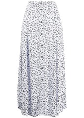 Ganni floral-print skirt