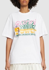 Ganni Future Heavy Sun Print Cotton T-shirt