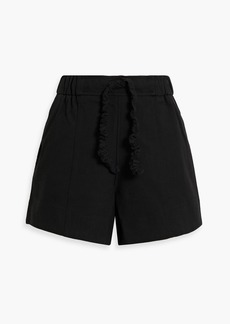 GANNI - Cotton shorts - Black - DE 34