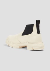 GANNI - Crop City rubber ankle boots - White - EU 40