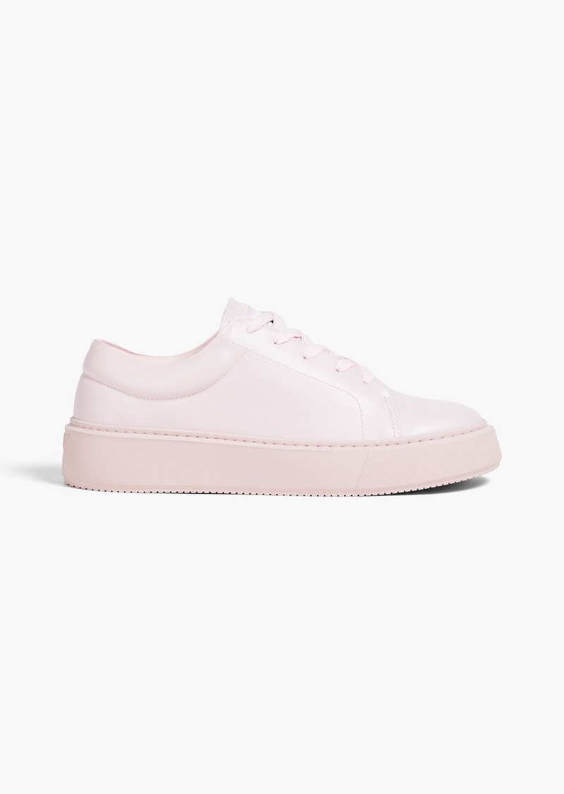GANNI - Faux leather sneakers - Pink - EU 35