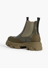 GANNI - Leather Chelsea boots - Green - EU 36