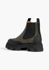 GANNI - Leather Chelsea boots - Green - EU 36