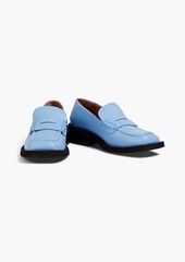 GANNI - Leather loafers - Blue - EU 35