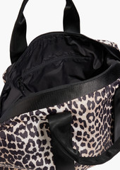 GANNI - Leopard-print shell weekend bag - Animal print - OneSize