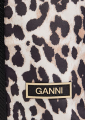GANNI - Leopard-print shell weekend bag - Animal print - OneSize