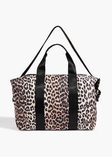 GANNI - Leopard-print shell weekend bag - Animal print - OneSize